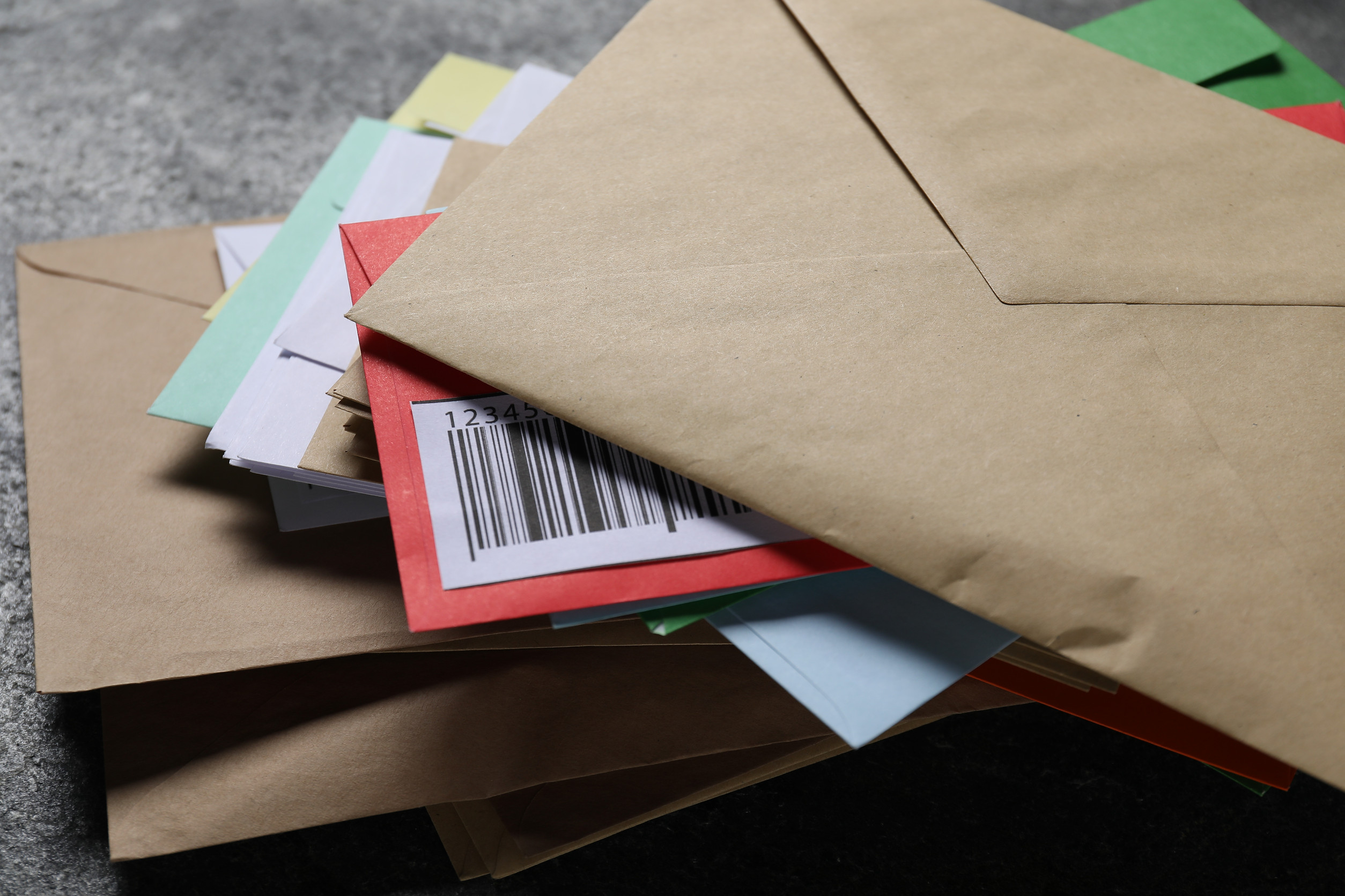 Stack of Transactional Mail